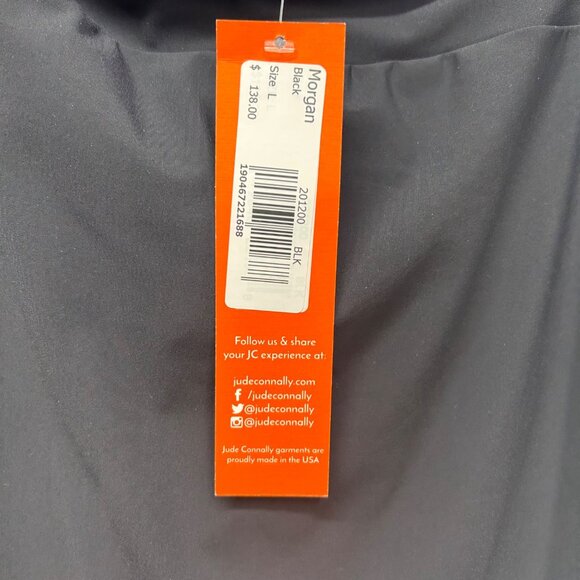 NWT Jude Connally Morgan Black Stretch Pull-On Skirt Skort L - Picture 3 of 8
